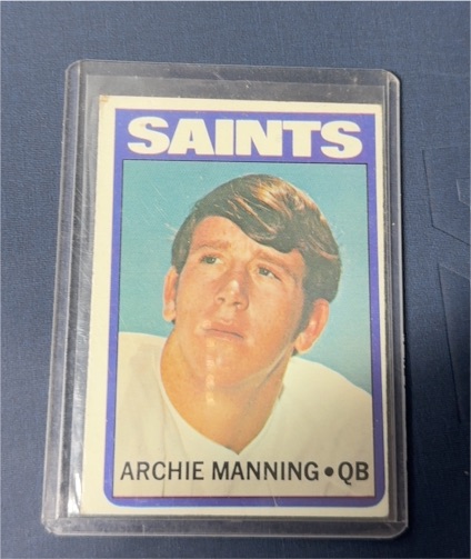 1972 Topps #55 Archie Manning Rookie — front