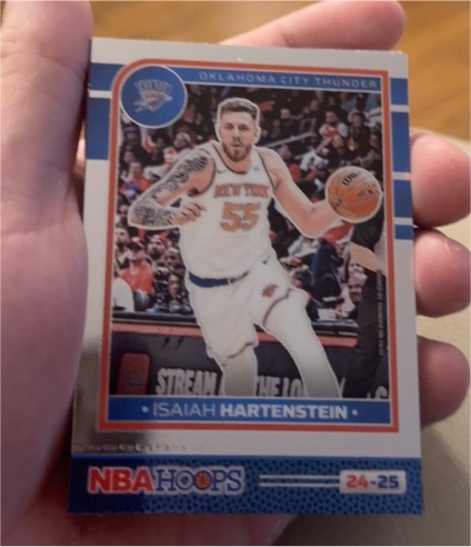 2024-25 Panini NBA Hoops #139 Isaiah Hartenstein — front