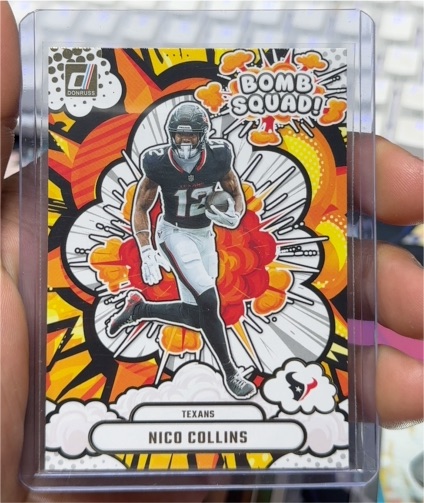 2025 Donruss Bomb Squad #BS-NCS Nico Collins — front