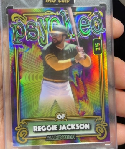 2024 Wild Card Psyched #3/5 Reggie Jackson — front