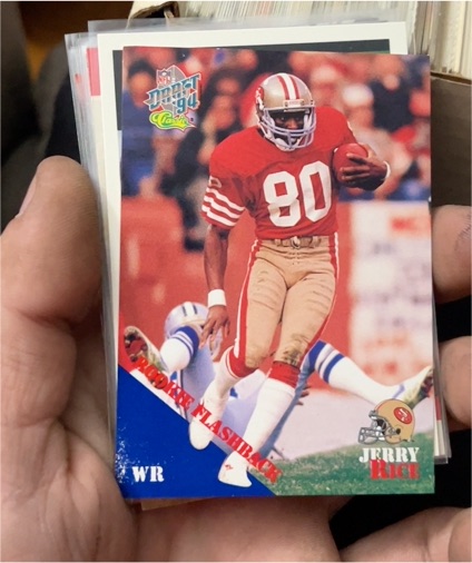 1994 Classic NFL Draft #100 Jerry Rice — front