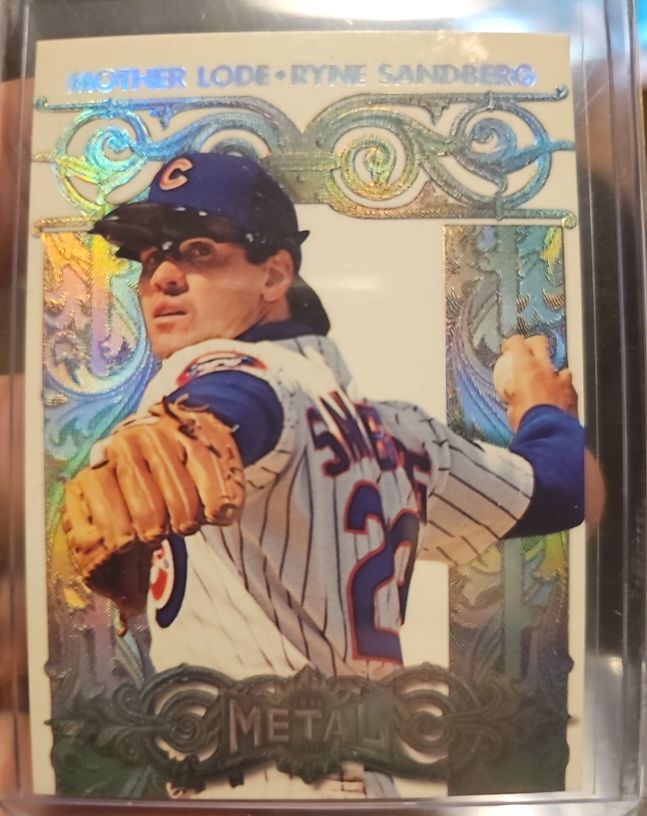 1996 Fleer Metal Universe Mother Lode #10 Ryne Sandberg — front