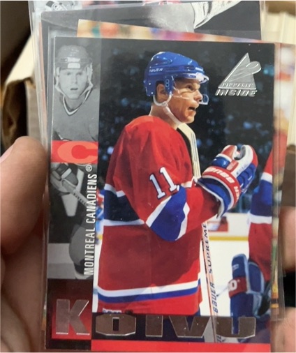 1997-98 Pinnacle Inside #13 Saku Koivu — front