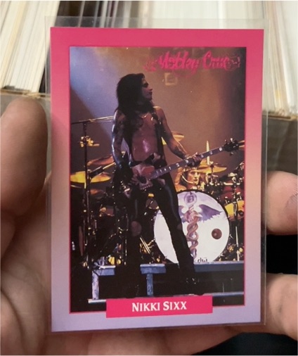 1991 Brockum RockCards #229 Nikki Sixx — front