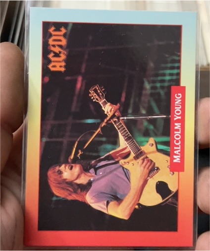 1991 Brockum Rock Cards #23 Malcolm Young — front