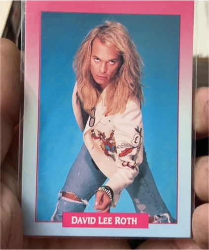 1991 Brockum Rock Cards #248 David Lee Roth — front