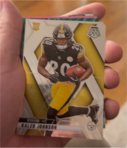 2025 Panini Mosaic #315 Kaleb Johnson — front