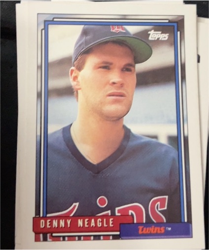 1992 Topps #592 Denny Neagle — front