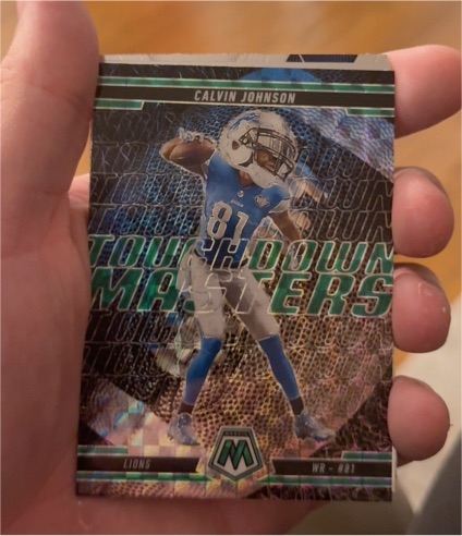 2025 Panini Mosaic Touchdown Masters #TD-01 Calvin Johnson — front