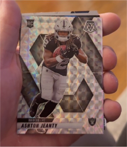 2025 Panini Mosaic #345 Ashton Jeanty — front