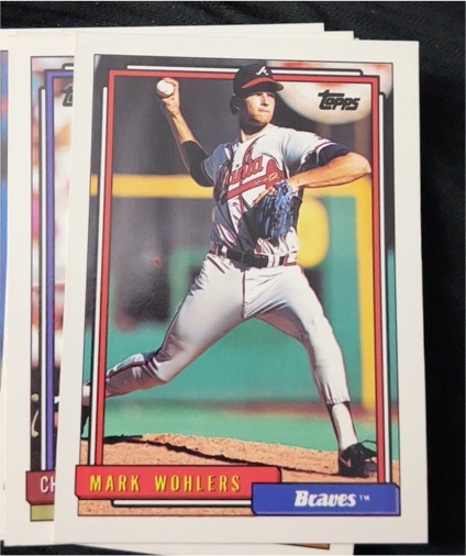 1992 Topps #703 Mark Wohlers — front