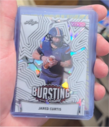 2025 Leaf Vivid Bursting With Talent Jared Curtis — front