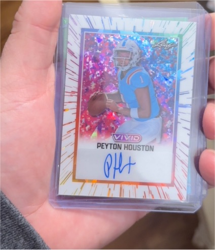 2025 Leaf Vivid Peyton Houston — front