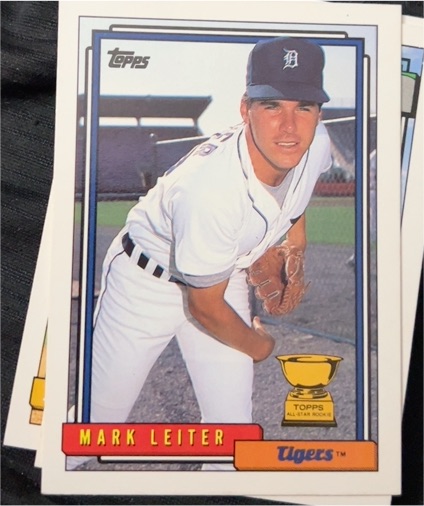 1992 Topps #537 Mark Leiter — front