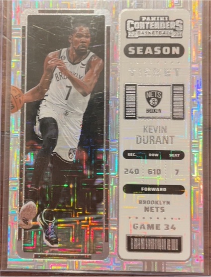 2022-23 Panini Contenders Season Ticket #4 Kevin Durant — front