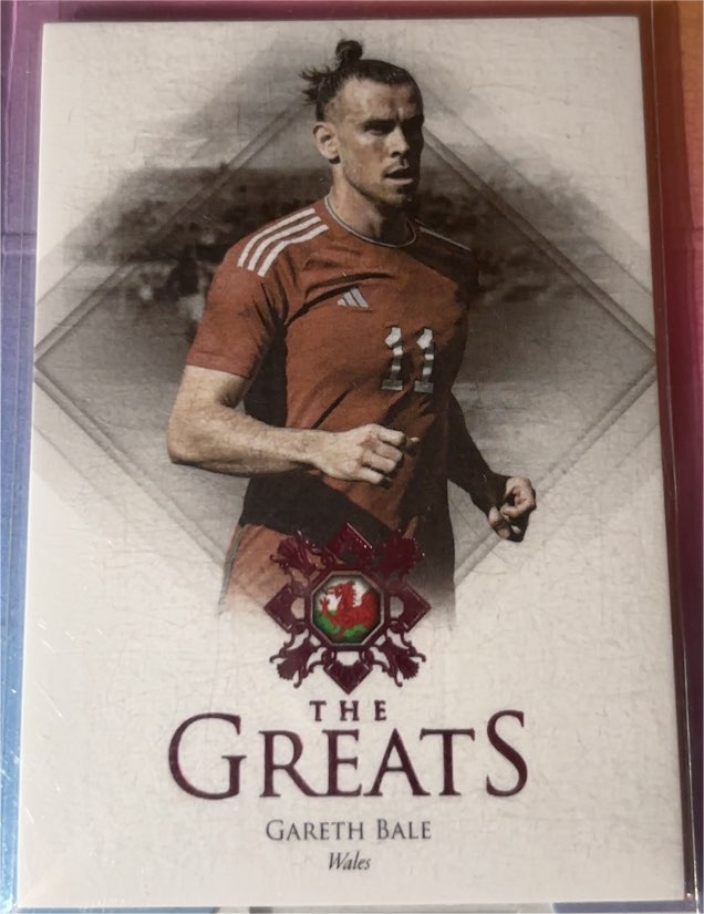 2023 Futera Unique The Greats #102 Gareth Bale — front