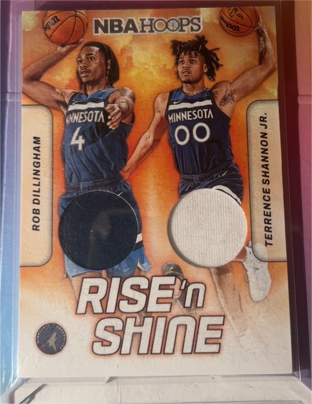 2024-25 Panini NBA Hoops #RSD-RTT Rob Dillingham & Terrence Shannon Jr. — front