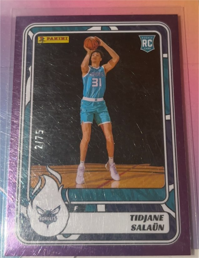 2024-25 Panini NBA Sticker & Card Collection #2 Tidjane Salaün — front