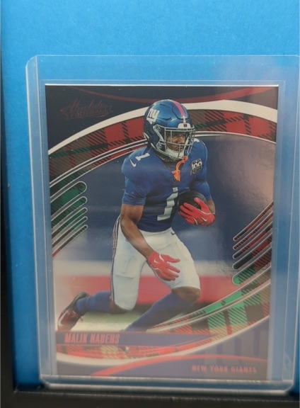 2025 Panini Absolute #1 Malik Nabers — front