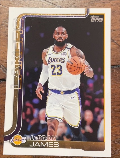 2025-26 Topps #150 LeBron James — front