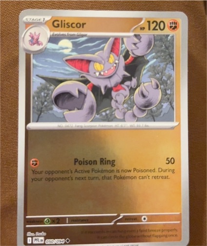 2025 Pokémon Phantasmal Flames #050 Gliscor — front