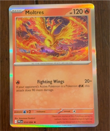 2025 Pokémon TCG Phantasmal Flames #014 Moltres — front
