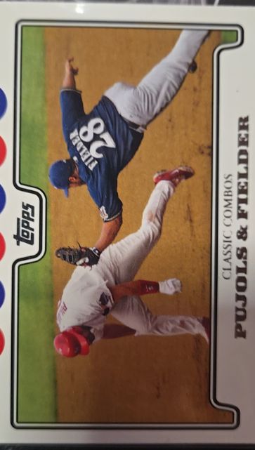 2008 Topps #536 Albert Pujols / Prince Fielder — front