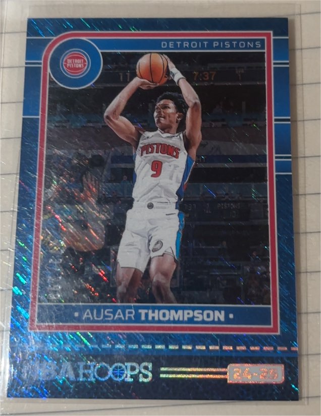 2024-25 Panini NBA Hoops #137 Ausar Thompson — front