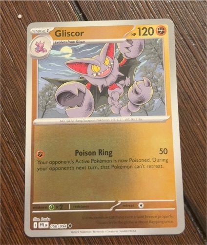 2023 Pokémon ME02 Phantasmal Flames #050 Gliscor — front