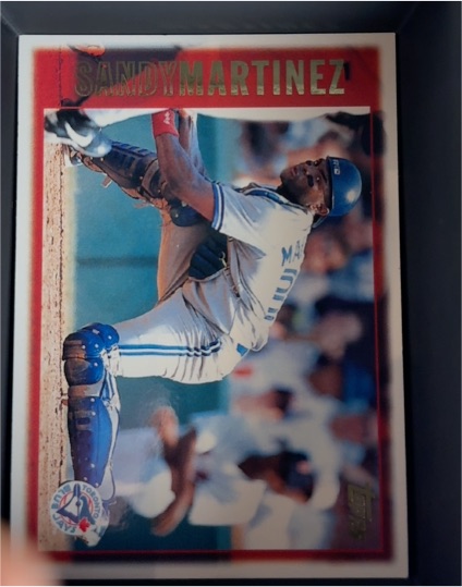 1997 Topps #418 Sandy Martinez Toronto Blue Jays — front