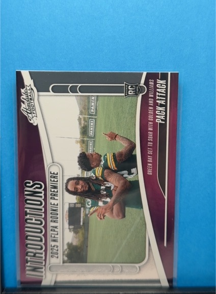 2025 Panini Absolute Introductions #I-SWS Savion Williams and Matthew Golden Pack Attack — front