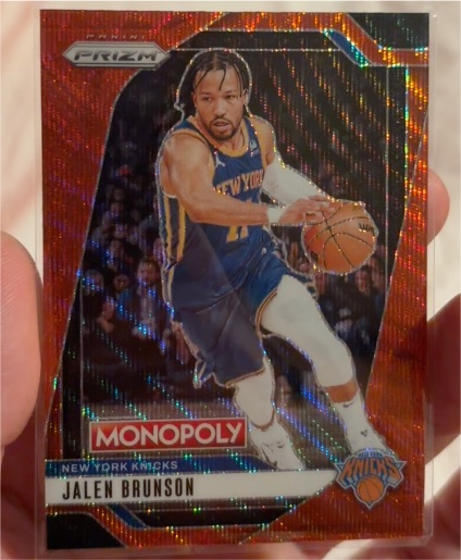 2024-25 Panini Prizm Monopoly #40 Jalen Brunson — front