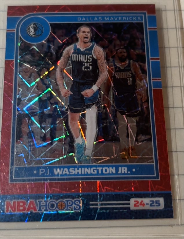 2024-25 Panini NBA Hoops #39 P.J. Washington Jr. — front