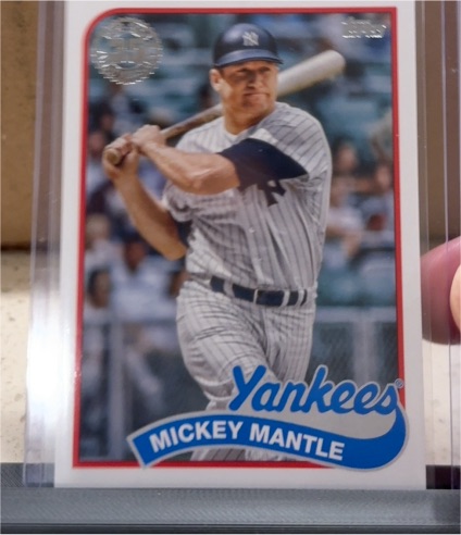 2024 Topps Update #89US-30 Mickey Mantle 1989 Topps Baseball New York Yankees — front