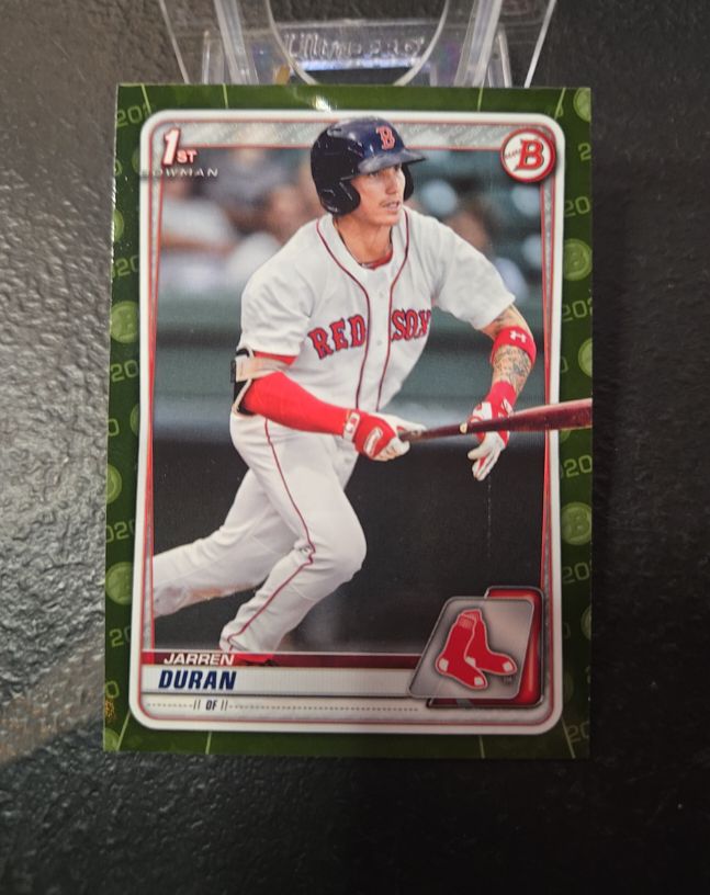 2020 Bowman #BP-144 Jarren Duran — front
