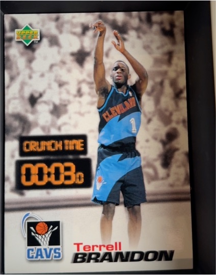 1997 Upper Deck Nestle Crunch Time #CT06 Terrell Brandon — front