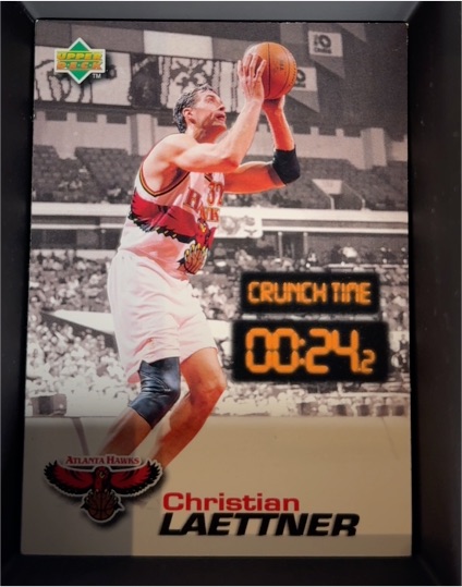 1997 Upper Deck Nestle Crunch Time #CT12 Christian Laettner — front