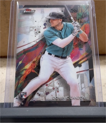 2024 Topps Finest #8 Dominic Canzone — front