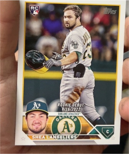 2023 Topps Update #US181 Shea Langeliers — front