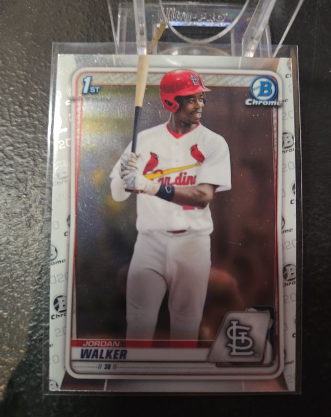 2020 Bowman Chrome Draft #BD-57 Jordan Walker — front