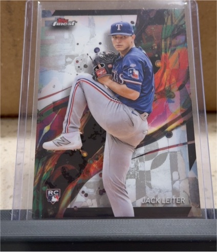 2024 Topps Finest #32 Jack Leiter — front