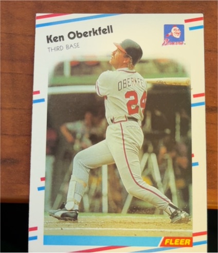 1988 Fleer #545 Ken Oberkfell — front