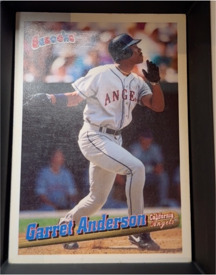1996 Topps Bazooka #31 Garret Anderson — front