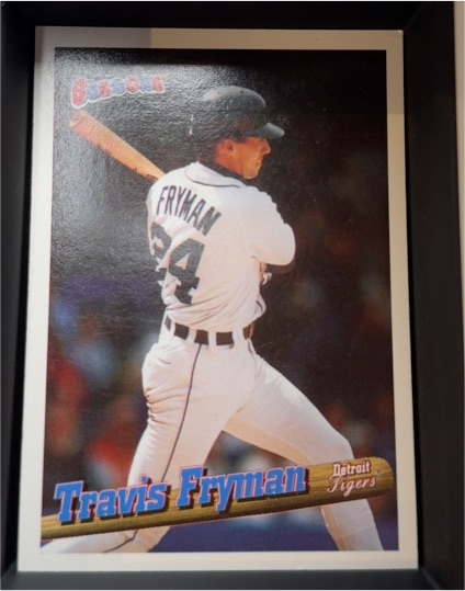 1996 Bazooka #19 Travis Fryman — front