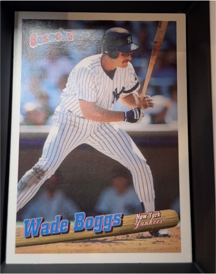 1996 Topps Bazooka #34 Wade Boggs — front