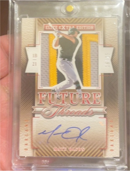 2015 Panini Elite Extra Edition #1B-21 Raffy Valenzuela Future Threads — front