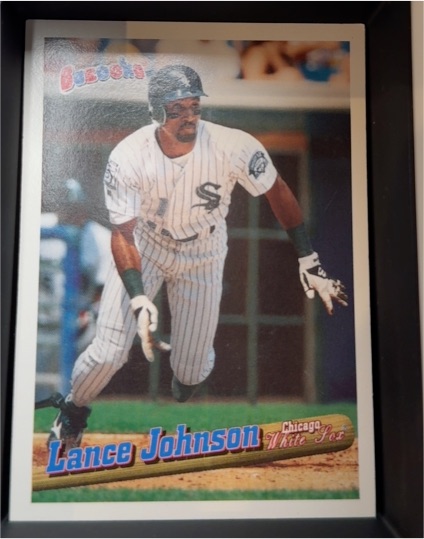 1996 Topps Bazooka #107 Lance Johnson — front