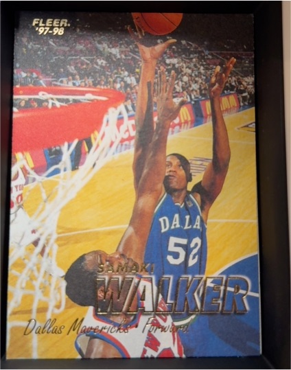 1997-98 Fleer #59 Samaki Walker Dallas Mavericks — front