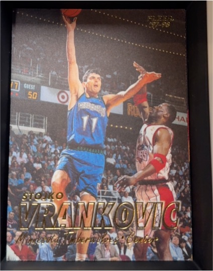 1997-98 Fleer Million Dollar Moments #90 Stojko Vrankovic — front