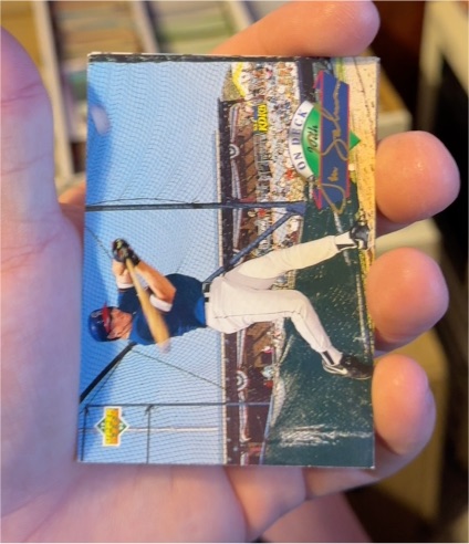 1993 Upper Deck On Deck #D21 Tim Salmon — front